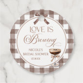 Liefde Is Brouwende Expresso Martini Strik Bruidsf Bedankjes Labels (Achterkant)
