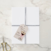 Liefde is brouwende Martini Bruiloft Cadeau Tag Cadeaulabel (Met Touw)