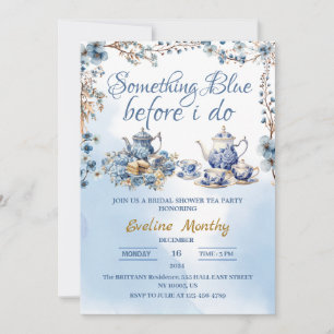 liefde is brouwende partij delfts blauw bloemmotie kaart