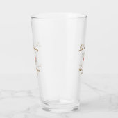 Liefde is brouwende witte koffiemok hart bruidsfee glas (Rechts)