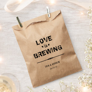 Liefde is Bruiloft Koffie Thee Bedankzakje