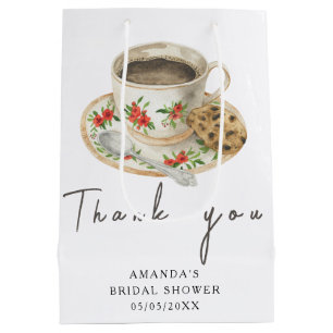 Liefde is bruisende Bruidsfeest koffie Dank je Medium Cadeauzakje