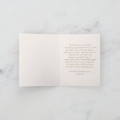Liefde is Bruisende Bruiloft Dank Je Bedankkaart (Binnen)