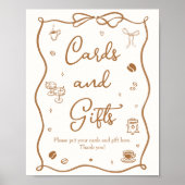 Liefde is Bruisende Bruiloft Kaarten & Cadeaus Poster (Voorkant)
