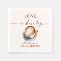 Liefde is Bruisende Koffie Thema Bruiloft Feest