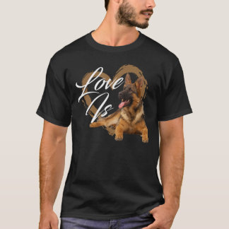 Liefde is - Canine Lover Puppy Eigenaar Huisdier F T-shirt