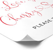 Liefde is Cherry Sweet Neem een traktatie Poster (Hoek)