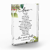 Liefde is Corinthians Scripture Verse Couple's Fotoblokken (Links)