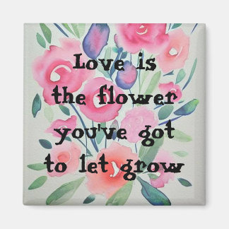 Liefde is de bloem magneet