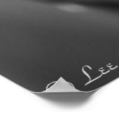 Liefde is de breekbare bloem van... Poster (Hoek)