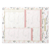 Liefde is de Daily Planner van het Antwoord Roze v Notitieblok (Voorkant)