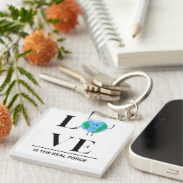 LIEFDE IS DE ECHTE FORCE SLEUTELHANGER