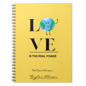 LIEFDE IS DE ECHTE KRACHTPLANNER NOTITIEBOEK (Voorkant)