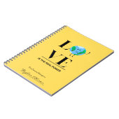 LIEFDE IS DE ECHTE KRACHTPLANNER NOTITIEBOEK (Linkerzijde)