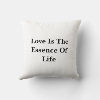 Liefde is de essentie van het leven Kussen Hoesje
