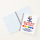 Liefde is de Geest - Rainbow Hearts Notitieboek (Binnen)
