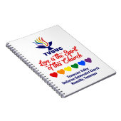 Liefde is de Geest - Rainbow Hearts Notitieboek (Rechterzijde)
