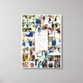Liefde is de Grootste Avonturen Huwelijksfotoweerg Canvas Afdruk (Voorkant)