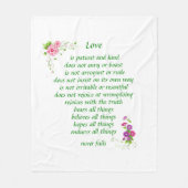 Liefde is de Grootste - Deken (Voorkant)