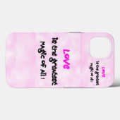 Liefde is de grootste Magic van Al Case-Mate iPhone Case (Achterkant (horizontaal))