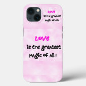 Liefde is de grootste Magic van Al Case-Mate iPhone Case (Achterkant)