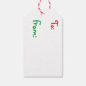 Liefde is de grootste Magie van Alle Gift Labels Cadeaulabel (Achterkant)