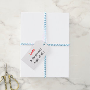 Liefde is de grootste Magie van Alle Gift Labels Cadeaulabel