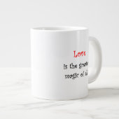 Liefde is de grootste Magie van allemaal Grote Koffiekop (Voorkant rechts)