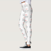 Liefde is de grootste magie van allemaal! leggings (Links)