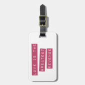 Liefde is de grootste omzet bagagelabel (Voorkant verticaal)