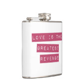 Liefde is de grootste omzet heupfles (Rechts)