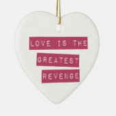 Liefde is de grootste omzet keramisch ornament (Rechts)