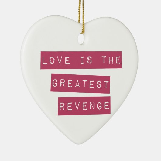 Liefde is de grootste omzet keramisch ornament (Rechts)
