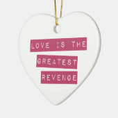 Liefde is de grootste omzet keramisch ornament (Links)