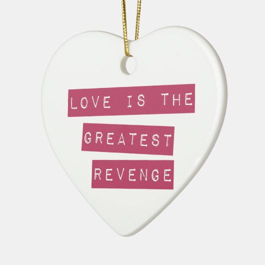 Liefde is de grootste omzet keramisch ornament (Links)