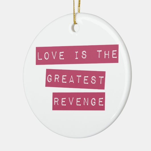 Liefde is de grootste omzet keramisch ornament (Links)