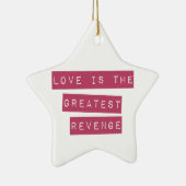 Liefde is de grootste omzet keramisch ornament (Rechts)