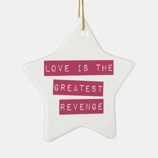 Liefde is de grootste omzet keramisch ornament (Rechts)