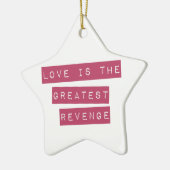 Liefde is de grootste omzet keramisch ornament (Links)