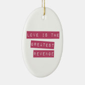 Liefde is de grootste omzet keramisch ornament (Rechts)