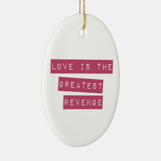 Liefde is de grootste omzet keramisch ornament (Rechts)