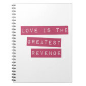 Liefde is de grootste omzet notitieboek (Voorkant)