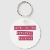 Liefde is de grootste omzet sleutelhanger (Voorkant)