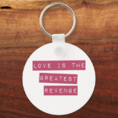 Liefde is de grootste omzet sleutelhanger (Voorkant)