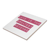 Liefde is de grootste omzet tegeltje (Zijkant)