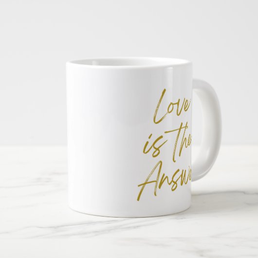 Liefde is de Mok 20 oz Jumbo (Voorkant rechts)