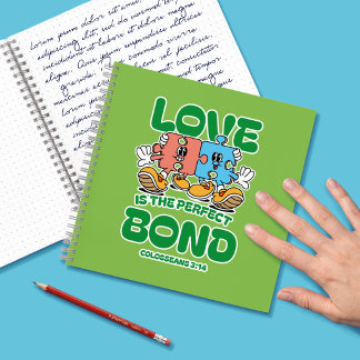 Liefde is de perfecte band – Colossians 3:14 Notitieboek