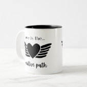 LIEFDE IS DE POSITIEVE PAD MOK (Voorkant links)