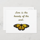 Liefde is de schoonheid van de sol briefkaart (Voorkant / Achterkant)