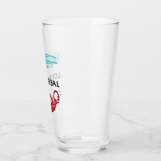 Liefde is echt een pluim glas (Links)